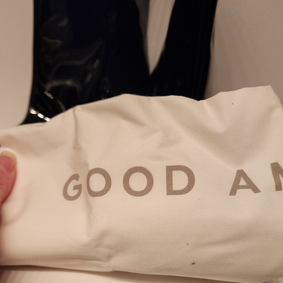 Good American Square Toe Bootie in Black Patent leather Sizes 5.5 And 7 - Picture 13 of 13